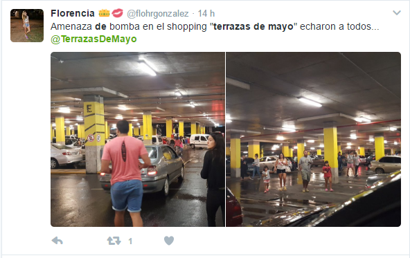 Amenaza De Bomba En El Shopping Terrazas De Mayo