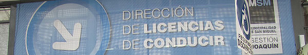 Licencias de conducir San Miguel